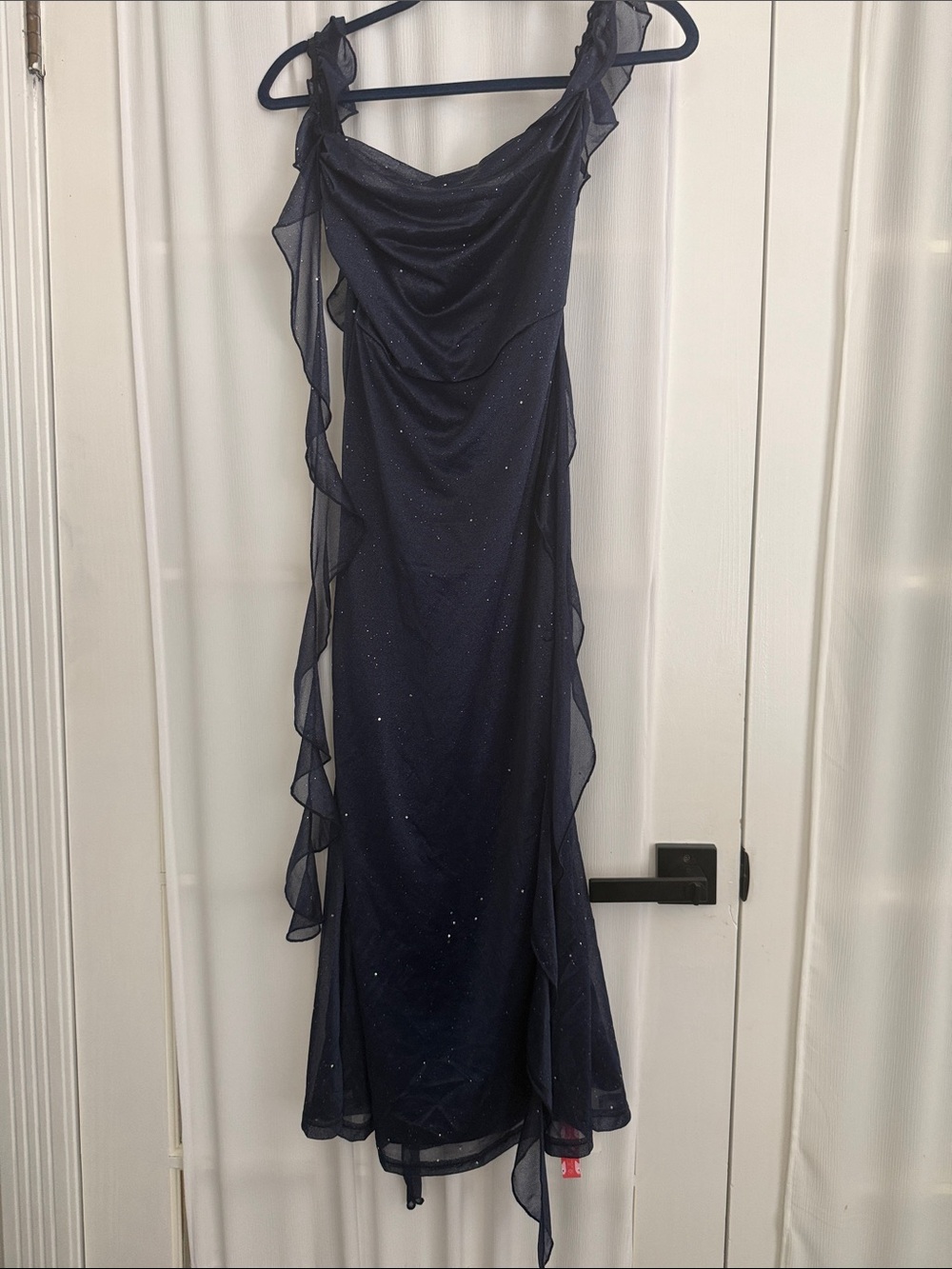 Sparkle Ruffle Evening formal Dress xxs 0